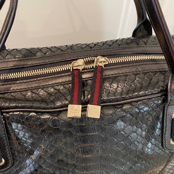 Gucci Python Carry All Bag - Picture 5 of 13